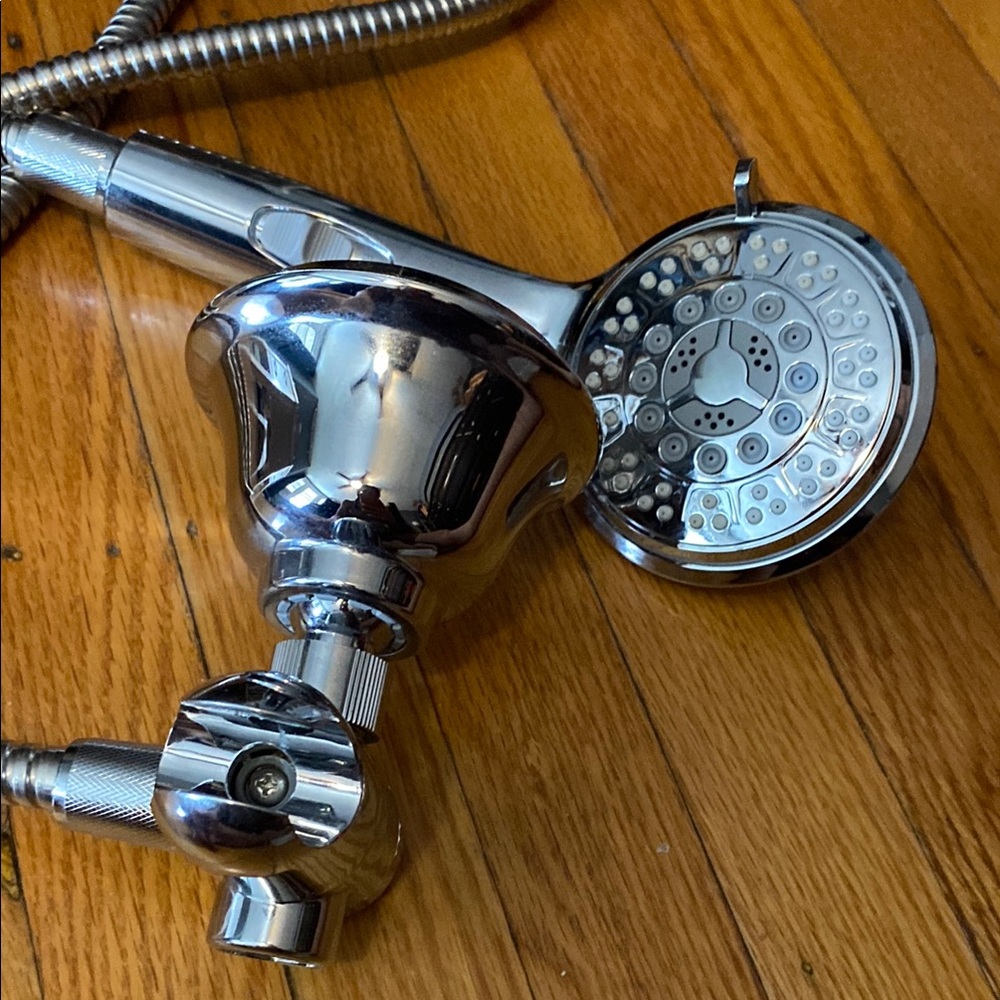 Chrome hand held & head Bathroom shower set Accessories new no box - Picture 6 of 11